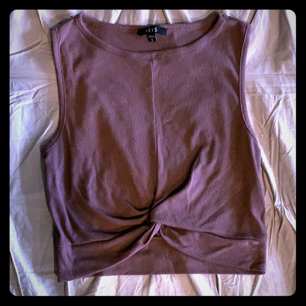 Mauve Cropped Top